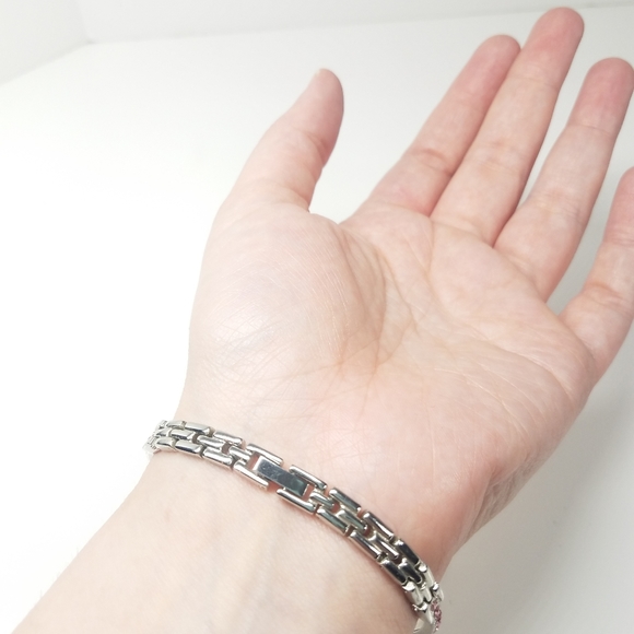 Pink Rhinestone Stainless Steel Watch - Picture 8 of 11